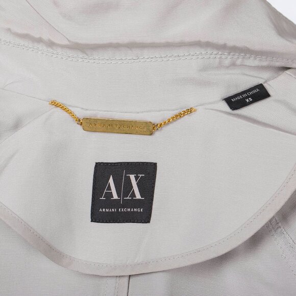 Armani Exchange  Silver Color Trench Coat - Picture 2 of 7
